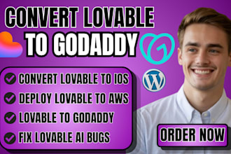 deploy lovable to godaddy deploy lovable to AWS netify github lovable automation