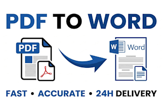 manually convert PDF to word accurately