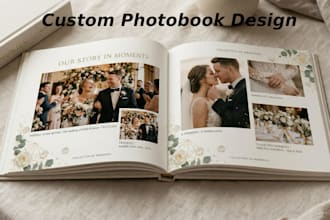 design a custom photobook album for travel, wedding, birthday or baby