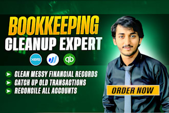 do catchup bookkeeping, bookkeeping cleanup, and messy books cleanup
