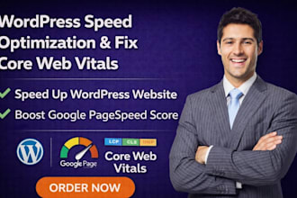 optimize wordpress speed fix core web vital boost google pagespeed insight score