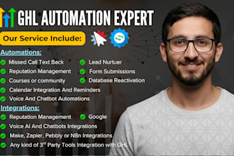 build ghl automation, CRM workflows, and API integrations