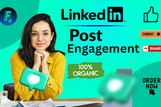 increase your linkedin post engagement with sharing, influence