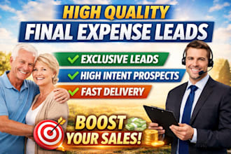 generate final expense leads final expense lead generation insurance leads