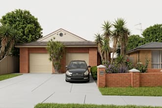 create realistic 3d exterior models and renders