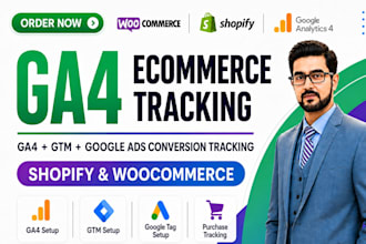 google analytics 4 setup, ga4 ecommerce tracking, tag manager setup