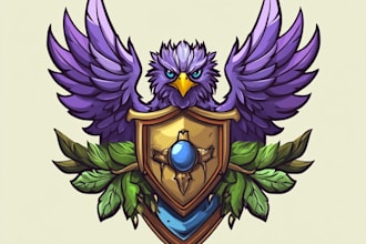 make fantasy logo title in dark theme