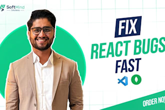 fix react js bugs and frontend issues quickly
