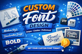 create custom font for your business in ttf or otf