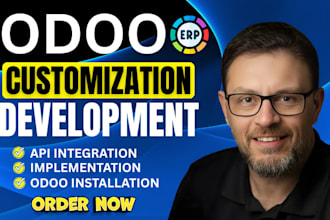 customize odoo erp, fix odoo bugs, build modules and design your odoo website