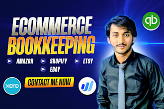 provide ecommerce bookkeeping, shopify, amazon bookkeeping services