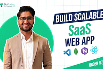 build scalable saas web app using react and node js