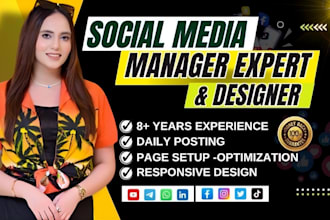 be your social media manager for instagram and facebook marketing