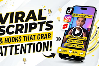 write viral scripts for reels tiktok and youtube shorts