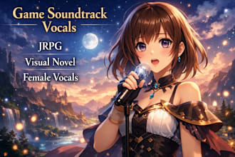 sing for your game soundtrack jrpg visual novel anime game female vocalist