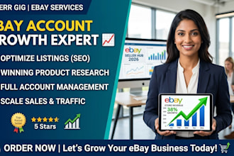 do expert ebay product listing and SEO optimization