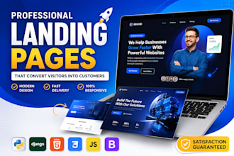 create a landing page