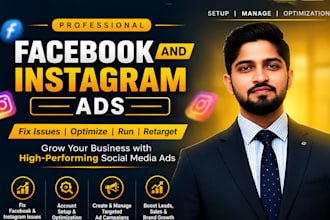 run facebook marketing with meta ads and instagram ads