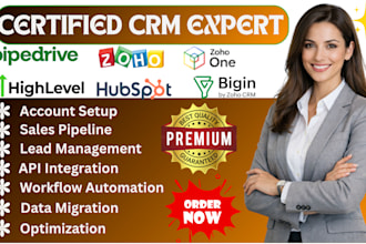 automate zoho invoice zoho one pipedrive zoho bigin hubspot gohighlevel api crm