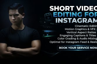 edit short videos for coaches and content creators