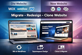 design, redesign, clone a converting squarespace website