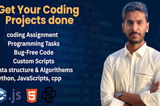 do cpp, python and javascript coding tasks with dsa