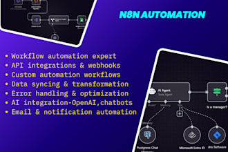 setup n8n ai agent, ai automation and workflow