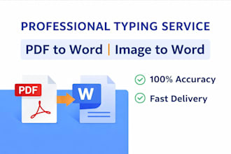 do data entry, copy paste, excel and pdf to word work