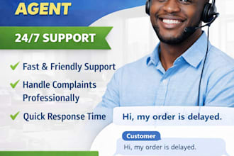 be your professional live chatcustomer support agent