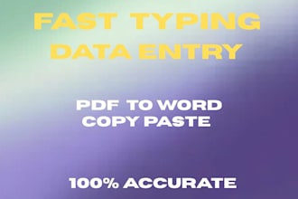 do accurate and fast typing