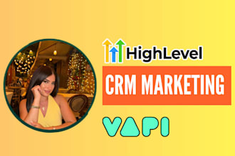be your gohighlevel crm expert, ghl website design, landing page, vapi ai, va