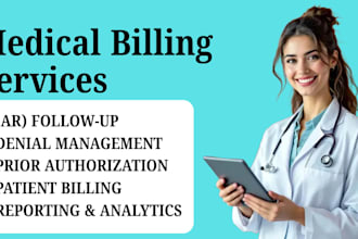 do medical billing, payment posting, denial handling