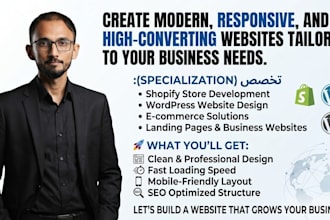 design a responsive protfolio website with elementor pro
