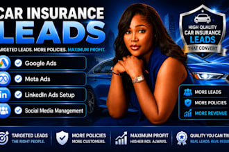 car insurance leads car rentals leads automobile insurance marketing facebook ad