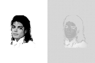 make image into vector halftone dot art for screen printing