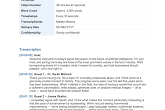 transcribe your audio or video