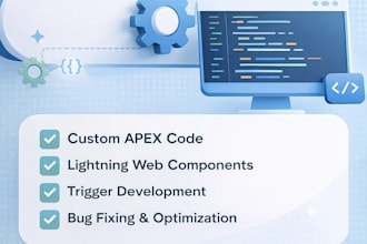 develop salesforce apex, trigger, batch and lwc solutions