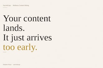 write SEO blogs for coaches getting views but no clients
