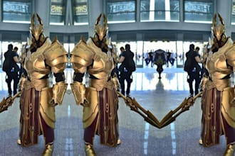 custom wearable cosplay creation full anime knight armor cryberpunk prop weapon