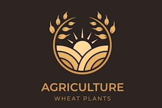 do  high quality agriculture logo with unlimited revisions