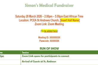 support the coordination of your events and  workshops