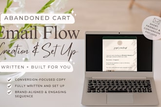 write and set up abandoned cart emails to recover lost sales