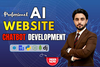build ai chatbot website web app as a full stack ai engineer