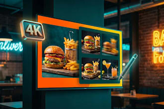 design menu board, menu tv, menu, digital menu, menu board, ,restaurant