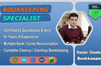 do weekly monthly bookkeeping in quickbooks xero or zohobooks