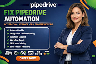 troubleshoot pipedrive CRM automation webhook workflow and integration problems