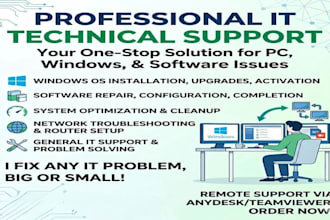 fix your PC or laptop issues remotely and guide you step by step