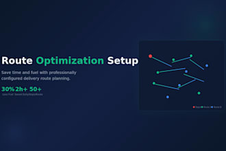 set up a route optimization system for your delivery business