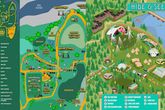 do render site plan rv park campground site map vector map subdivision resort
