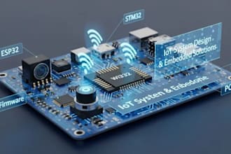 design arduino iot pcb and embedded programming system